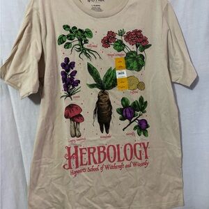 Herbology Graphic Tee - Cream